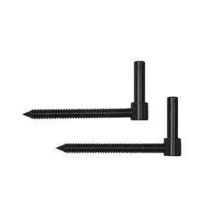 Lynn Cove Foundry Adjustable Lag Pintle 4" – Stainless Steel Black 1 Pair NEW